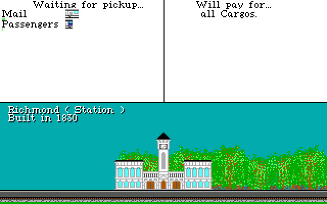 railroad-tycoon screenshot for dos