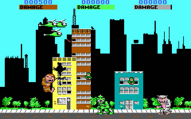 rampage screenshot for dos