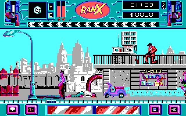 ranx-the-video-game screenshot for dos
