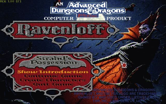 ravenloft-strahd-s-possession screenshot for dos