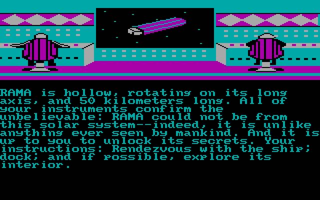 rendezvous-with-rama screenshot for dos