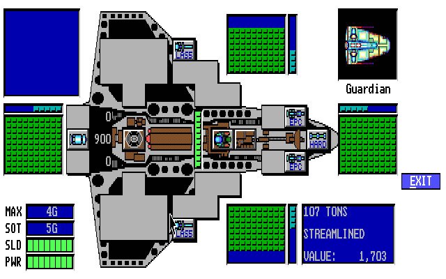 renegade-legion-interceptor screenshot for dos