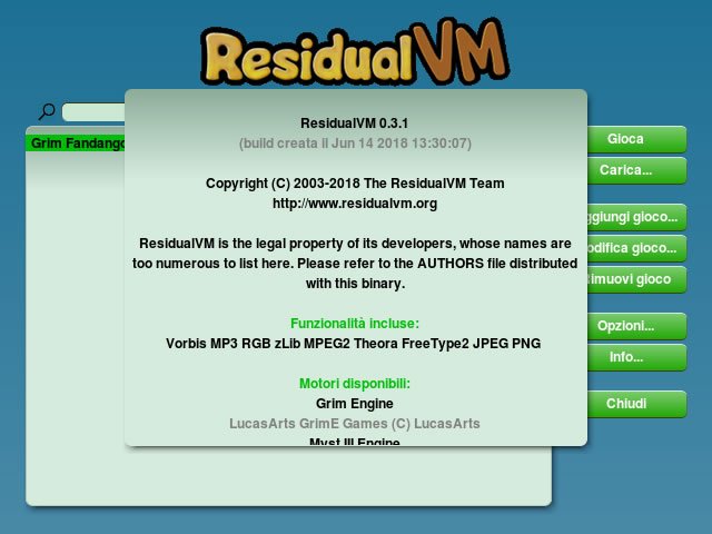residualvm screenshot for winxp