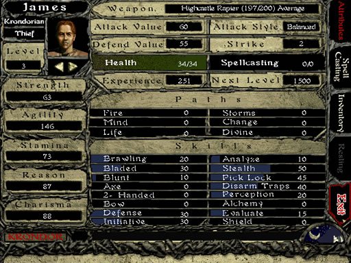 return-to-krondor screenshot for winxp