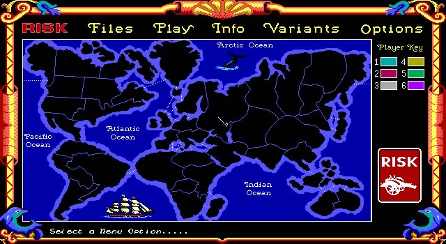 risk-the-world-conquest-game screenshot for dos