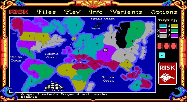 risk-the-world-conquest-game screenshot for dos
