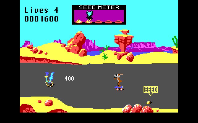 road-runner screenshot for dos