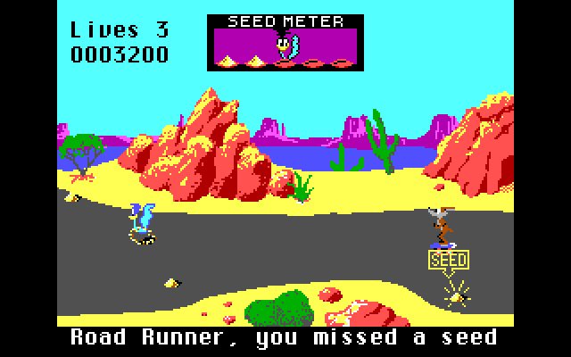 road-runner screenshot for dos