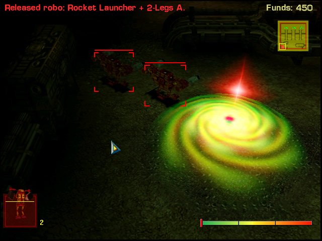 robo-rumble screenshot for winxp