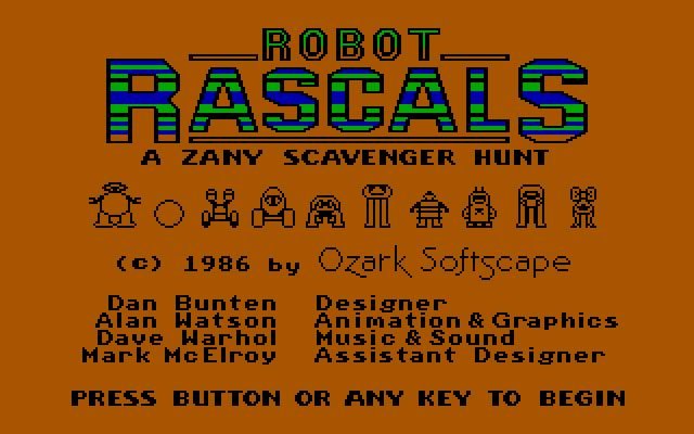 robot-rascals screenshot for dos