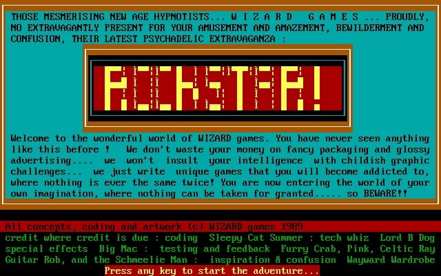 rockstar screenshot for dos