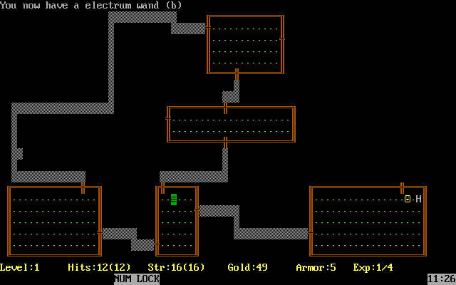 rogue screenshot for dos