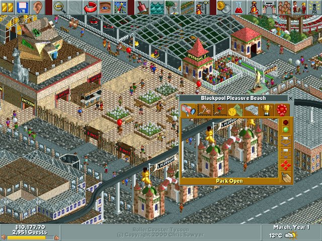 roller-coaster-tycoon screenshot for winxp