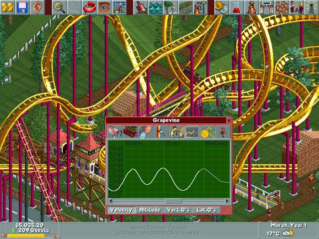 roller-coaster-tycoon screenshot for winxp