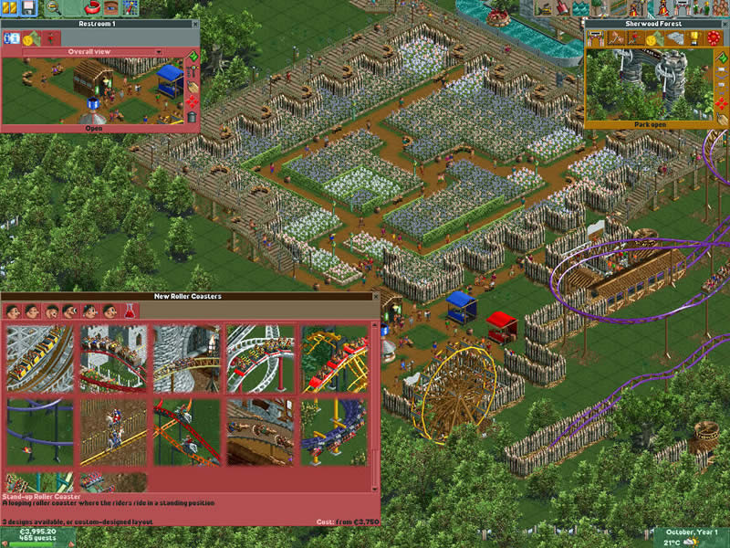 roller-coaster-tycoon-2 screenshot for winxp