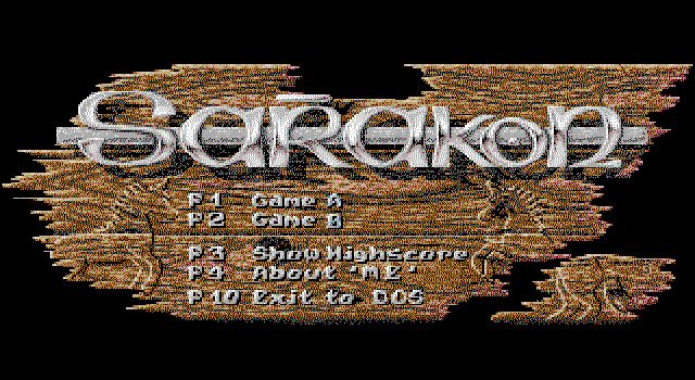 sarakon screenshot for dos