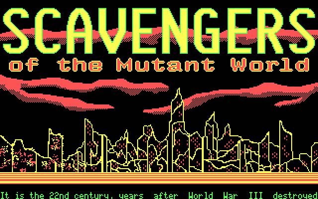 scavengers-of-the-mutant-world screenshot for dos