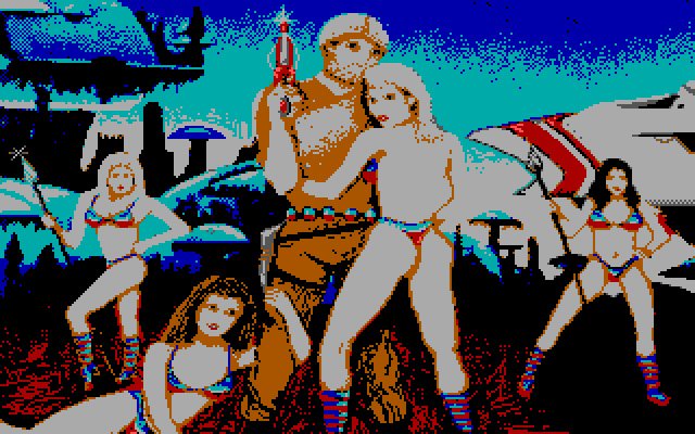 sex-vixens-from-space screenshot for dos