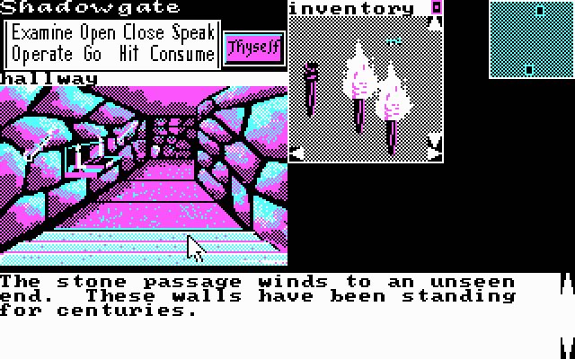 shadowgate screenshot for dos