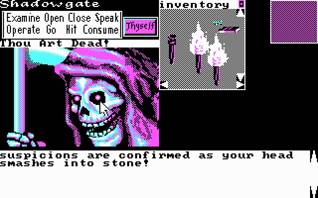 shadowgate screenshot for dos