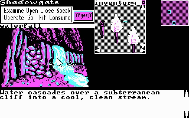 shadowgate screenshot for dos