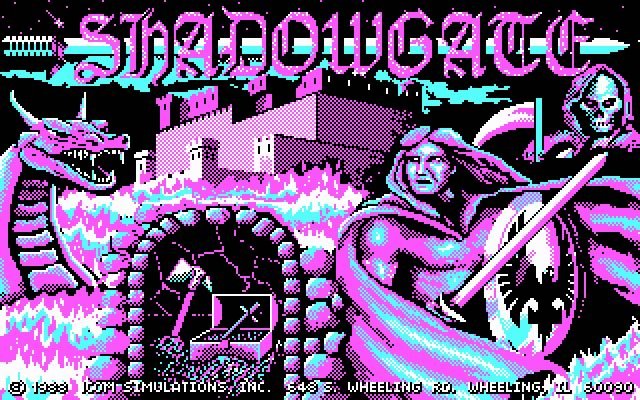 shadowgate screenshot for dos