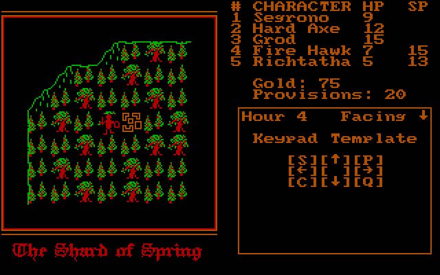 shard-of-spring screenshot for dos