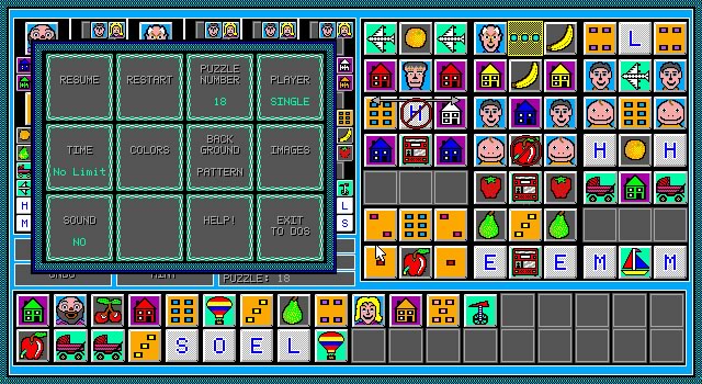sherlock-the-game-of-logic screenshot for dos