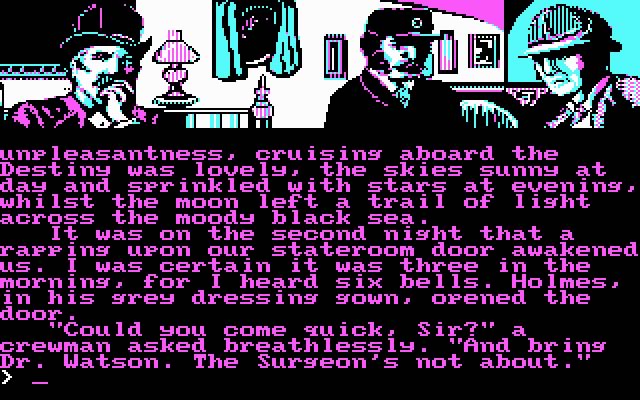 sherlock-holmes-another-bow screenshot for dos