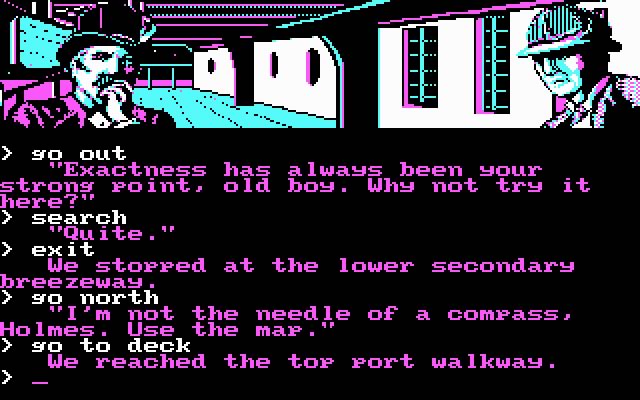 sherlock-holmes-another-bow screenshot for dos