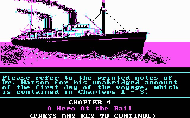 sherlock-holmes-another-bow screenshot for dos