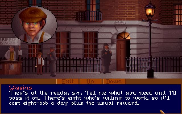 the-lost-files-of-sherlock-holmes-the-case-of-the-serrated-scalpel screenshot for dos