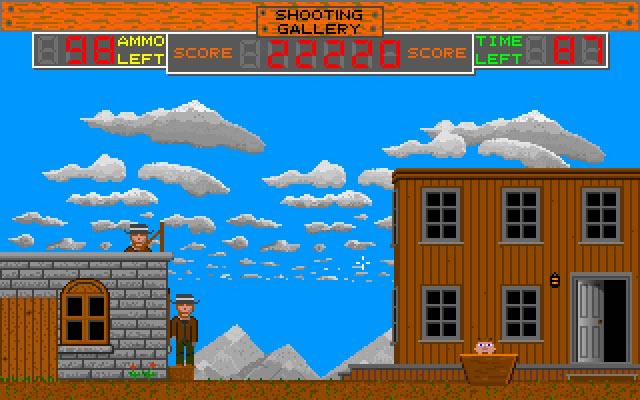 shooting-gallery screenshot for dos