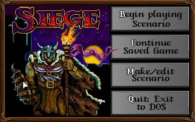 siege screenshot for dos