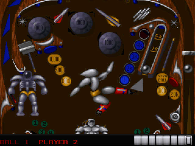 silverball screenshot for dos