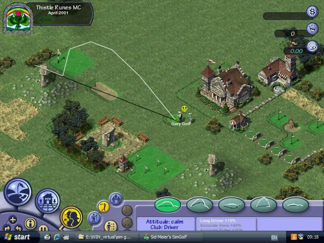 sid-meier-s-simgolf screenshot for winxp