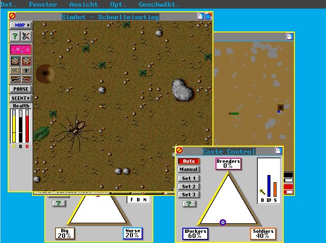 simant-the-electronic-ant-colony screenshot for dos