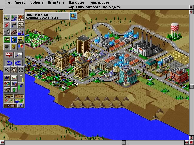 SimCity 2000 - simulation (DOS, Windows 3.x, Windows XP/98/95