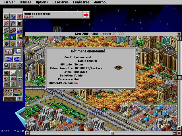 simcity-2000 screenshot for dos