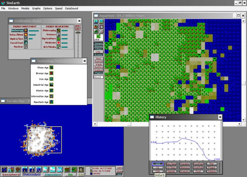 simearth screenshot for win3x