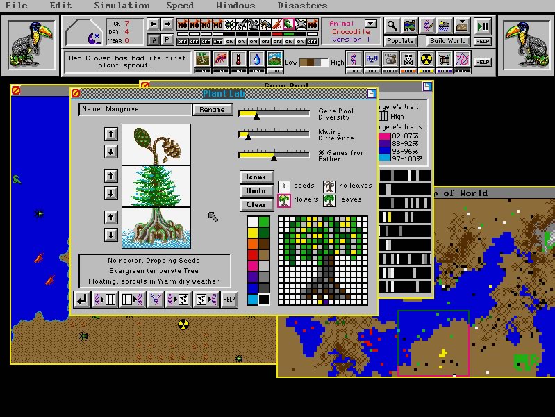 simlife screenshot for dos