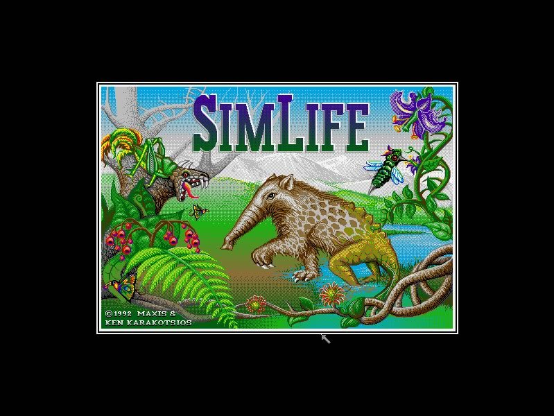 simlife screenshot for dos