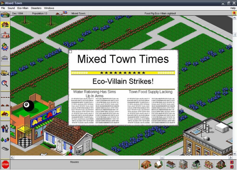 simtown screenshot for winxp