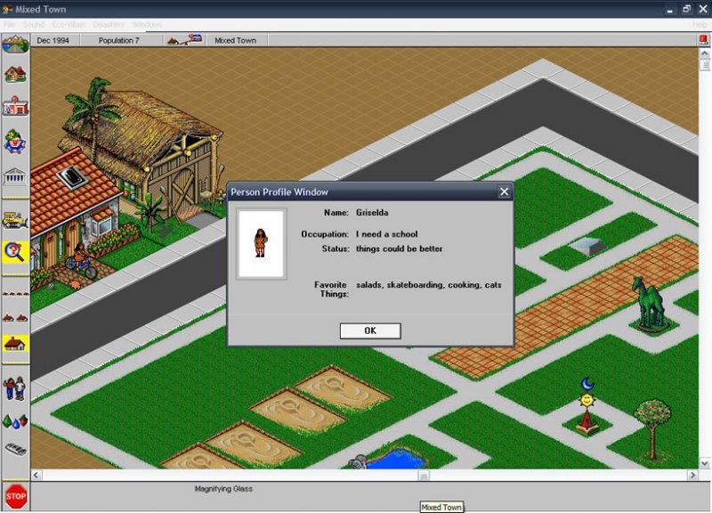 simtown screenshot for winxp