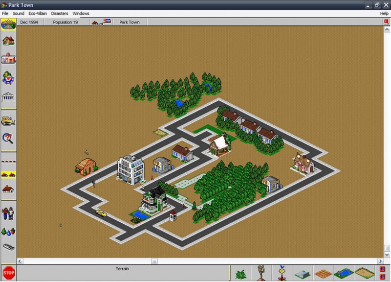 simtown screenshot for winxp