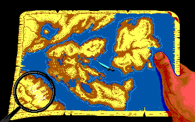 sinbad-and-the-throne-of-the-falcon screenshot for dos