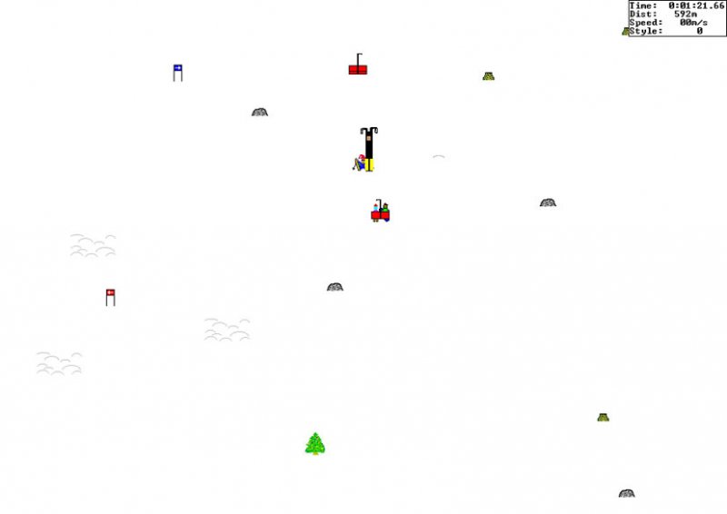 SkiFree screenshot