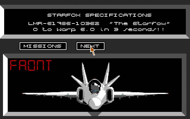 skyfox-ii-the-cygnus-conflict screenshot for dos