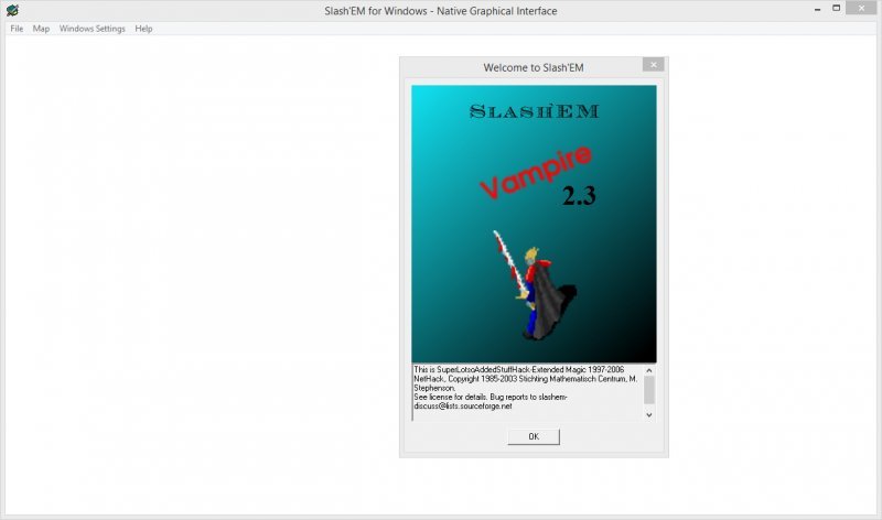 slash-em screenshot for winxp