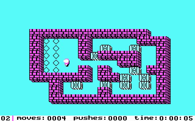 soko-ban screenshot for dos